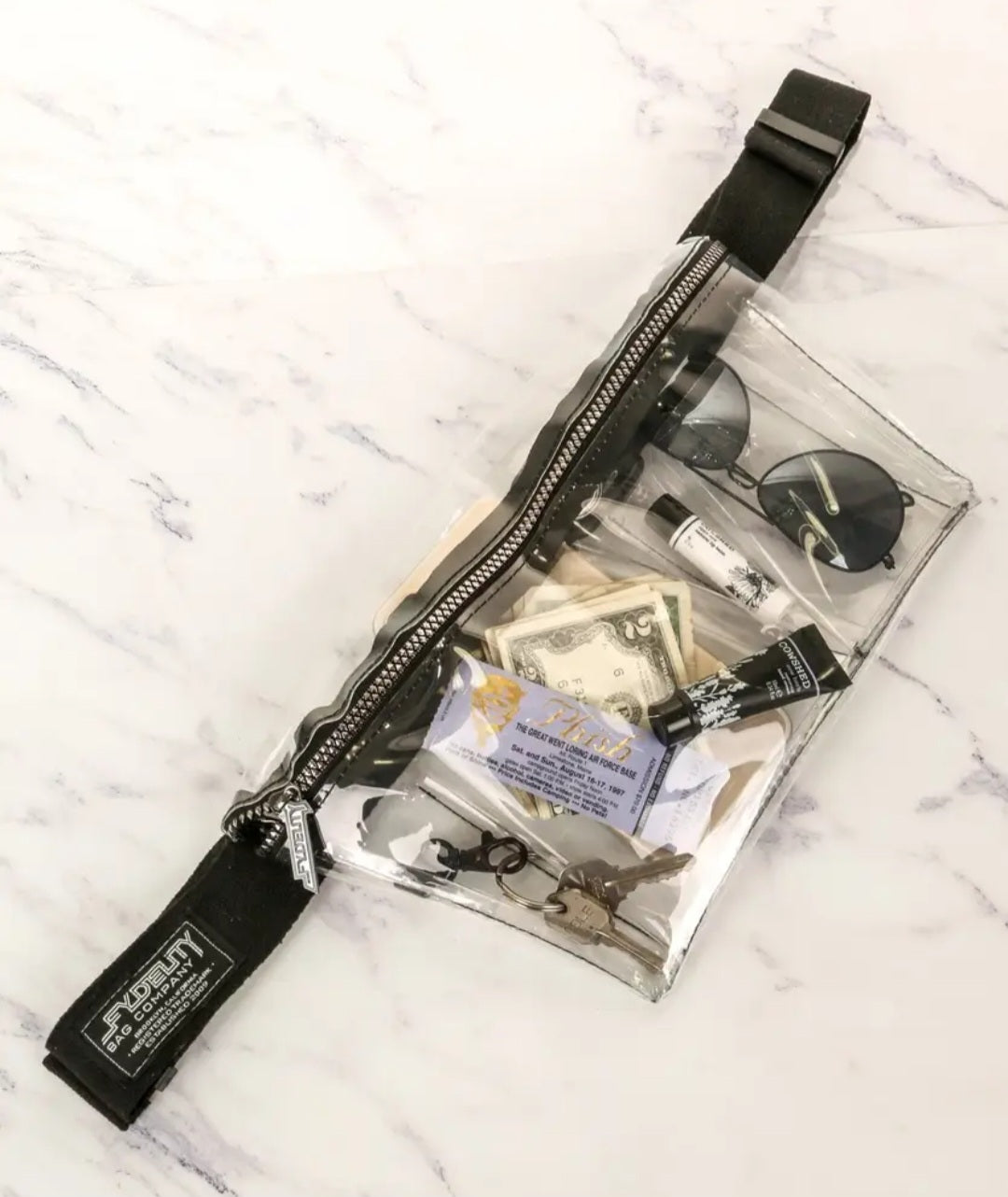FYDELITY - Crystal Clear XL Fanny Pack