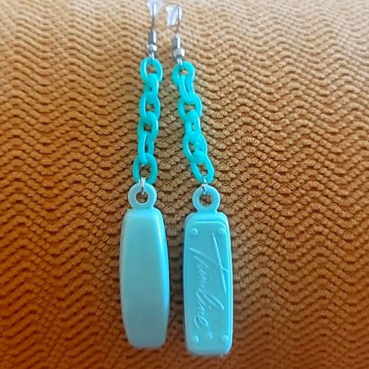 Vintage Upcycled Rotary Phone Earrings