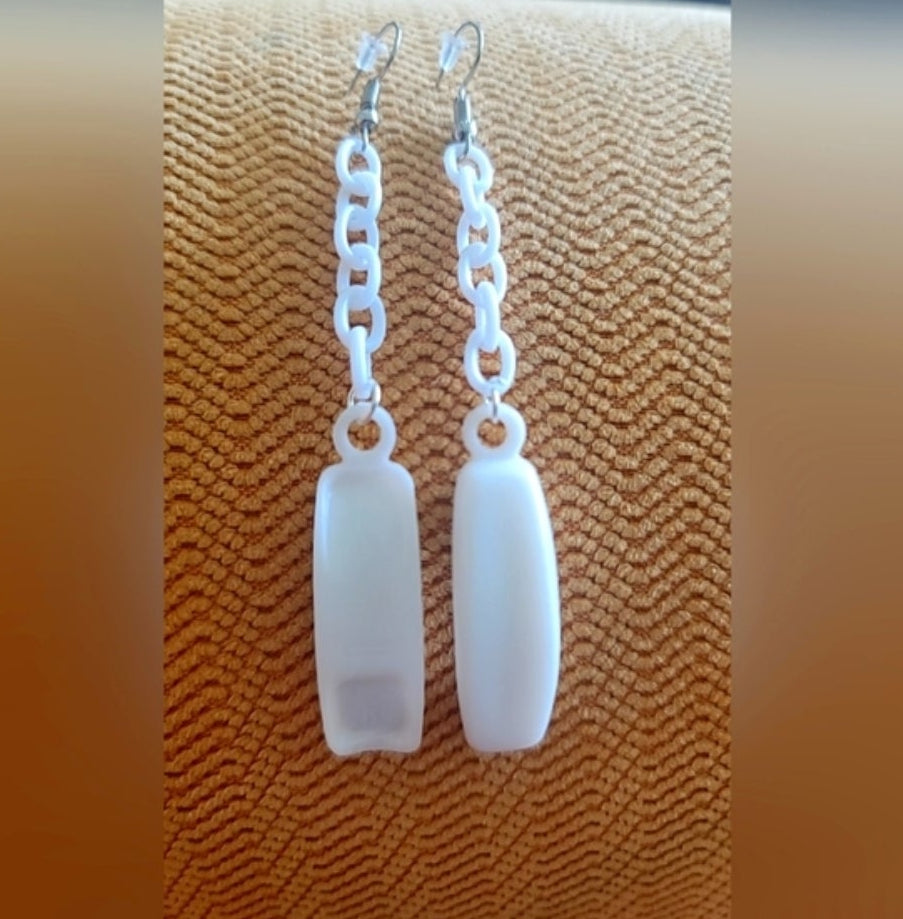 Vintage Upcycled Rotary Phone Earrings